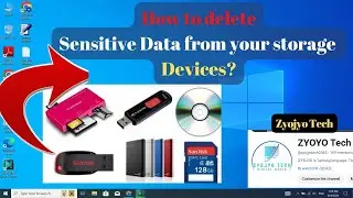 How To Permanently Delete Sensitive Data From Your Computer Hard Disk | Pendrive Memory Card