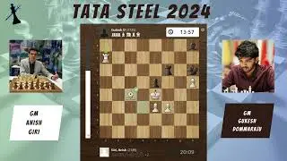 Nice Endgame!!! Anish Giri vs Dommaraju Gukesh - Round 4 Tata Steel Chess 2024 || King Sacrifice