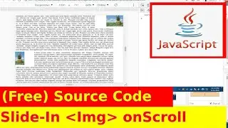 20th JavaScript Project - Slide-in image on scroll Tutorial with Source Code