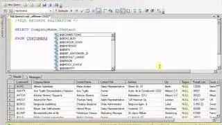 Pagination in SQL Server