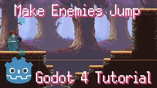 Make Enemy Jump Over Pits and Walls ~ Godot 4 Platformer Tutorial