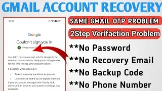 gmail id ka password bhul gaye to kya kare | google account recovery without password and email