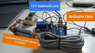 Capacitive proximity sensor with Arduino Uno R3