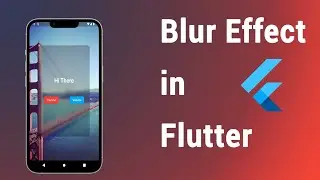 Flutter Design | Blur Effect in Flutter