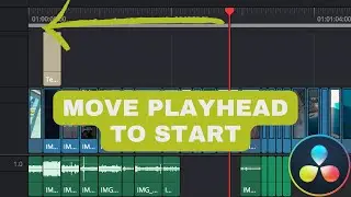 How to Send the Playhead to START of Timeline in DaVinci Resolve 18