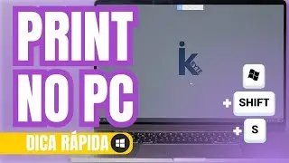 O Jeito Mais Rápido de Tirar Print no PC! (Muita Gente Não Sabe Isso)