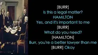 23. Hamilton Lyrics - Non Stop