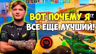 S1MPLE ДАЛ 38 ФРАГОВ И ЖЕСТКИЙ ЭЙС В CS:2! СИМПЛ УНИЧТОЖАЕТ НУБОВ НА SOURCE 2 (CS:GO)