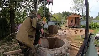 Тестовая трансляция по ремонту колодца