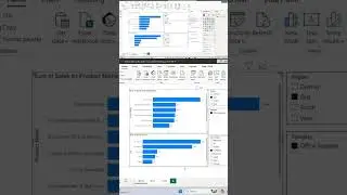 Power BI-Format axis in cluster bar chart #tutorial #technology #datascience