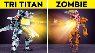 Tri Titan VS Zombie Titan 💥🚽 Who's Gonna Win This Epic Skibidi Toilet Battle?!