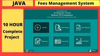 Fees Management System Full Project In java In HINDI || Unique Developer