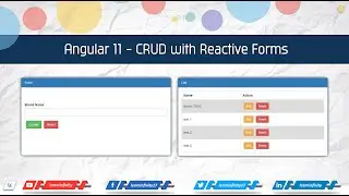 Angular 11  -  CRUD with Reactive Forms and HttpClient Module - Learn Infinity