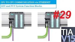 Siemens PLC to PLC Communication PUT and GET Easy Guide TIA Portal