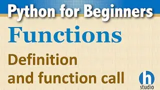 Python Function Intro: definition and function call