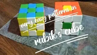 very easy patterns in rubik's cube full tutorial ||fingers trick ||#viral #viralvideo @Harshcuber0