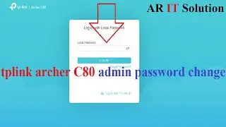 How to Change Admin Password on TP-Link Archer C80 AC1900 #tplink #archer #ac1900