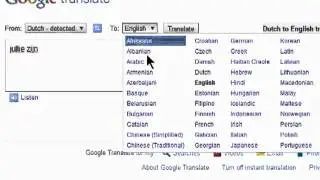 Translating and detecting languages with Google