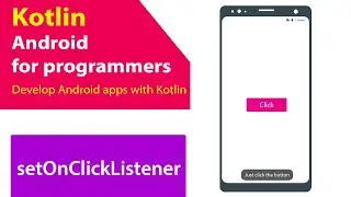 setOnClickListener in Android Kotlin at { Android studio }