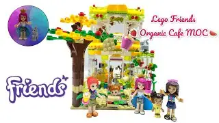 How to Build Organic Cafe 2021 Lego Friends 41444 MOC Tutorial