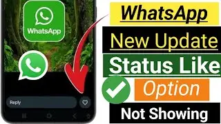 WhatsApp Status Like Option New Update | How to Fix WhatsApp Status Like Button Option Not Showing