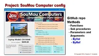 OOP Programming (VB) - 08L SouMou Computer Config project