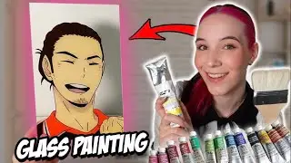 Wie malt man GLASSPAINTINGS? / Tutorial by @itsmanjuu