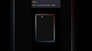 moving border animation css.  