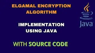 Elgamal encryption algorithm