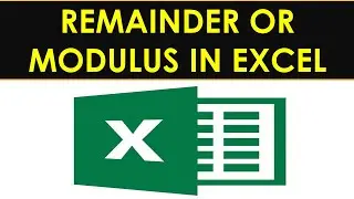 Modulus Function in Excel | How to Find Remainder using Excel MOD function? | MOD formula in Excel