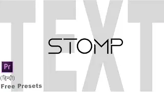 Learn to Make Stomp Text Animation in Premiere Pro | Life in Layers