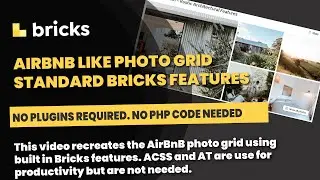 Bricks Builder: Recreate AirBnB like photo display