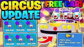 FULL TEAM OF GODLIKE CIRCUS CLOWNS + FREE CAR IN ROBLOX RACE CLICKER