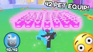 OMG! 🐶🥳 HOW TO GET *42 MAX PETS EQUIP* In Pet Simulator X New Update!