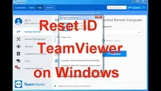 How to reset ID Teamviewer on windows