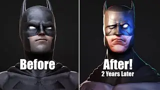 Re-Sculpting My Old Art From 2 Years Ago | Batman in 3D | Are You Really Improving?!