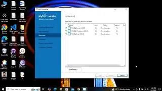 How to download and Install MYSQL Server 8.0.39 and MYSQL Workbench 8.0.38 on Windows 10