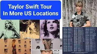 Taylor Swift Tour New US Location 2023 MTV EMA