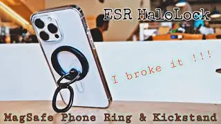 ESR HaloLock MagSafe Phone Ring & Kickstand - Real life Review (English)