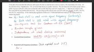 5-4 - Chi Squared Test for Goodness of Fit