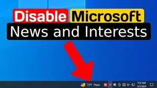 How to Disable Taskbar News and Interests Hide on Windows 10 or 11