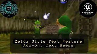 Unreal Engine 5 Tutorial - Zelda Style Dialogue - Text Beeps #unrealengine #unrealengine5