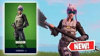 NEW BRACER SKIN Gameplay in Fortnite!
