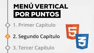 Menú Vertical por Puntos (estilo temario) con HTML y CSS