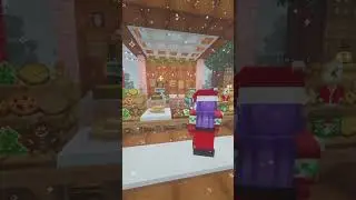 Holiday Minecraft Market Stalls Build Walkthrough 🎄🎁✨ Cozy Christmas 🦌✨ #shorts