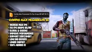 CONFIG MAX FRAME RATE FIX FPS DROPS BR & MP | COD MOBILE CONFIG SEASON 5