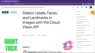 Detect Labels, Faces, and Landmarks in Images with the Cloud Vision API || [GSP037] || ♪♪