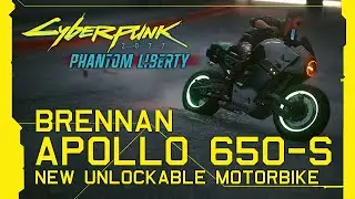 Cyberpunk 2077: Phantom Liberty - Brennan APOLLO 650-S New Unlockable Vehicle [Update 2.1]