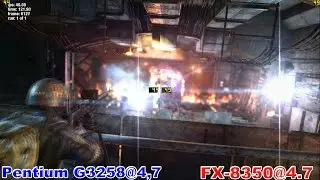 Pentium G3258 vs FX-8350 in Metro: Last Light (GTX 970)