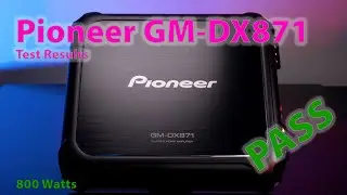 Pioneer GM-DX871 Mono Amplifier - 800W RMS x1 Ohm - Will it do 800 watts?